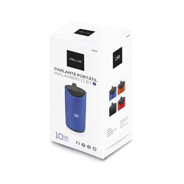 PARLANTE PORTABLE DBLUE CON BLUETOOTH /USB/SD/FM RADIO/AUX/ ORANGE - Imagen 2