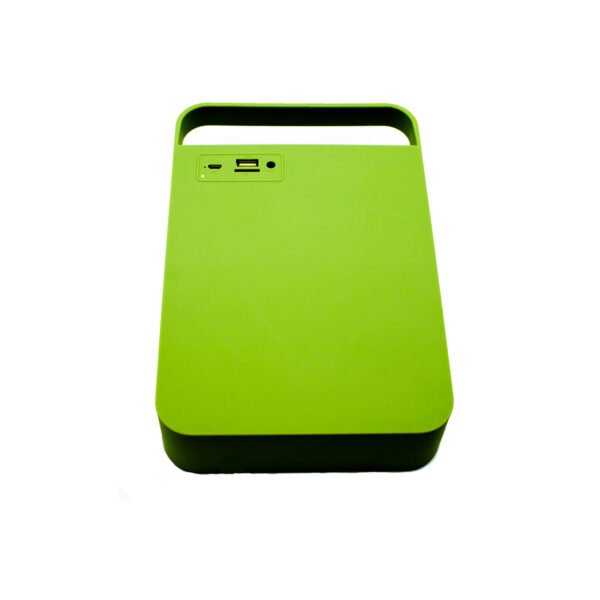 PARLANTE BLUETOOTH CON USB DBLUE, TF, AUX 3.5MM, BATERIA RECARGABLE, 15W, 100HZ-20KHZ. GREEN - Imagen 5