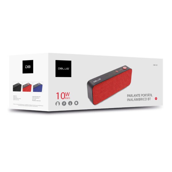 PARLANTE PORTABLE DBLUE CON BLUETOOTH /USB/SD/FM RADIO/AUX/ BLUE - Imagen 4