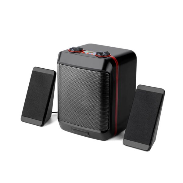 PARLANTE DBLUE SUBWOOFER 2.1, 20W RMS, BASS + 2 SATELITES, ALIMENTACION USB, CONECTOR JACK 3.5MM. - Imagen 2