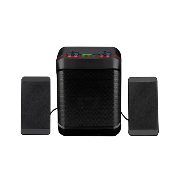 PARLANTE DBLUE SUBWOOFER 2.1, 20W RMS, BASS + 2 SATELITES, ALIMENTACION USB, CONECTOR JACK 3.5MM. - Imagen 4