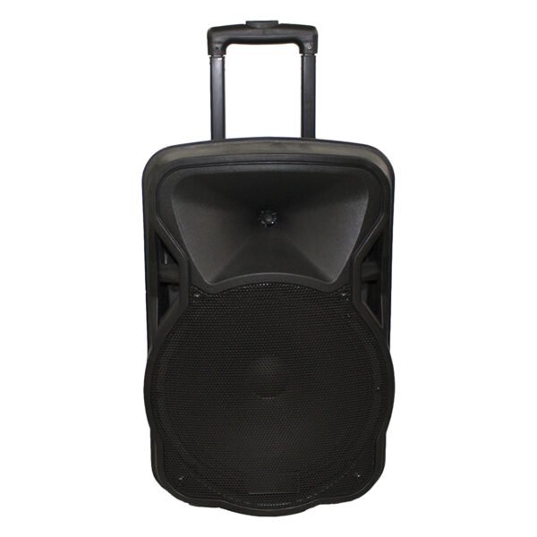 PARLANTE MALETA KARAOKE DBLUE CON BLUETOOTH Y ENTRADA USB/SD/FM RADIO/AUX -BLACK MICROFONO INCLUIDO - Imagen 2