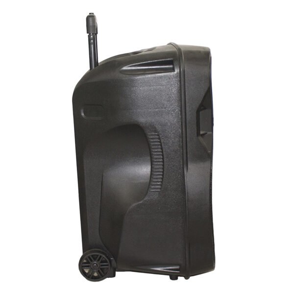 PARLANTE MALETA KARAOKE DBLUE CON BLUETOOTH Y ENTRADA USB/SD/FM RADIO/AUX -BLACK MICROFONO INCLUIDO - Imagen 3