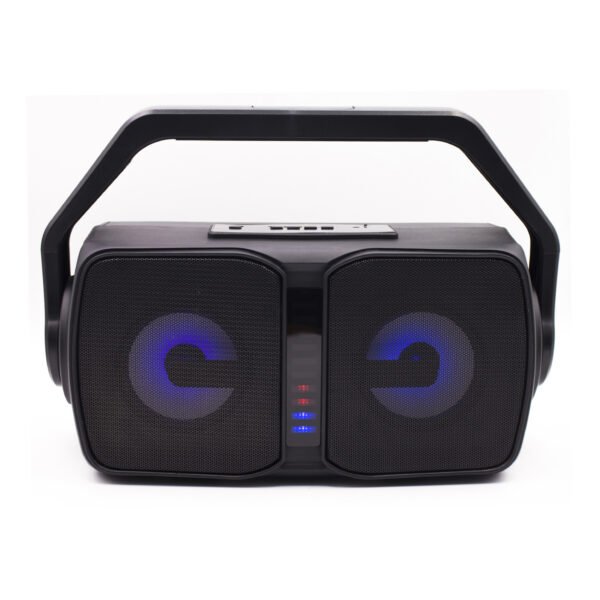 PARLANTE DBLUE BLUETOOTH 20W RMS, RADIO FM, PANTALLA LED, ENTRADA USB/TF, BATERIA RECARGABLE.
