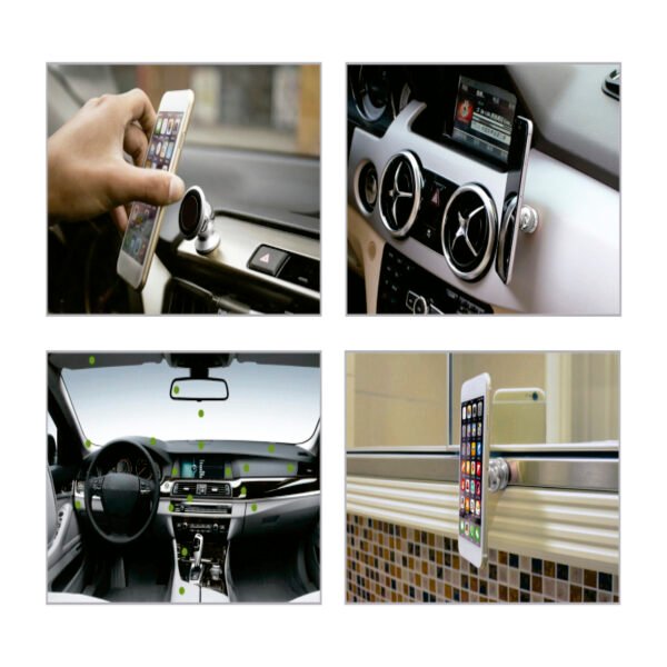 SOPORTE MAGNETICO PARA SMARTPHONE DBLUE, 360° AJUSTABLE, IDEAL PARA MOVILES. - Imagen 4