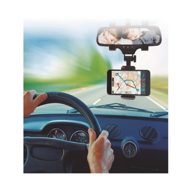 SOPORTE SMARTPHONE ESPEJO RETROVISOR - Imagen 5