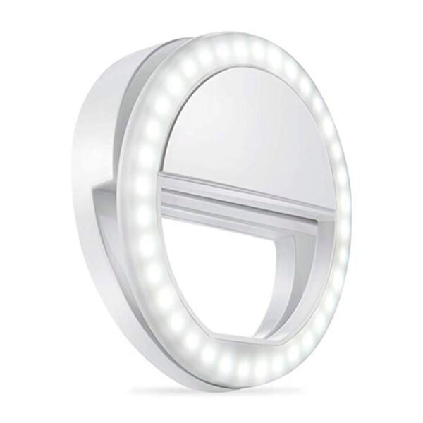 SELFIE RING LIGHT DBLUE, 3 NIVELES DE INTENSIDAD, COMPATIBLE CON SMARTPHONES, FUNCIONA CON PILAS AAA.