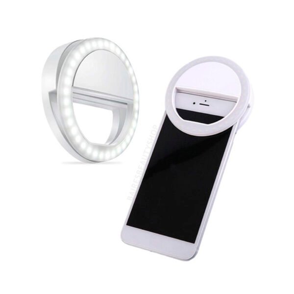 SELFIE RING LIGHT DBLUE, 3 NIVELES DE INTENSIDAD, COMPATIBLE CON SMARTPHONES, FUNCIONA CON PILAS AAA. - Imagen 3