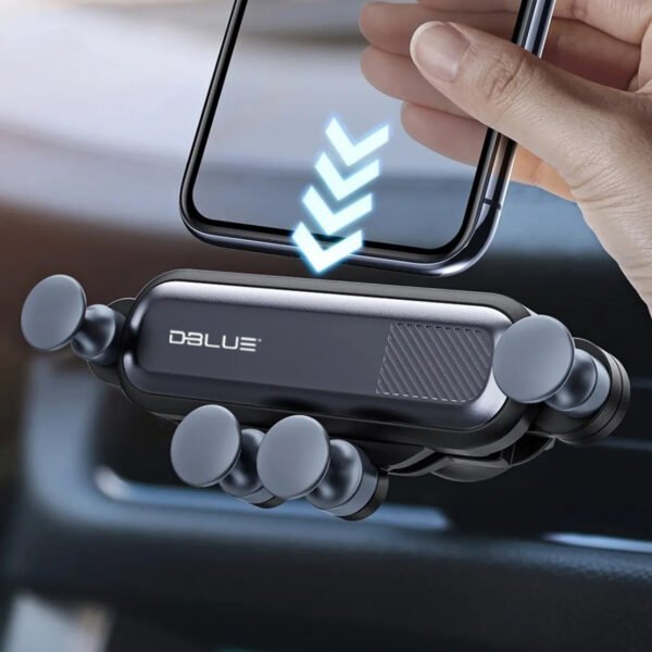 SOPORTE UNIVERSAL PARA SMARTPHONES DBLUE, GIRO 360°, AJUSTE AUTOMATICO, COMPATIBLE CON 4.7-6.5”. - Imagen 6