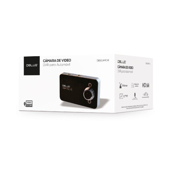 CAMARA AUTO DBLUE DVR PARA AUTO 1080P FULL HD, SENSOR G, 2.7” TFT, DETECTOR DE MOVIMIENTO, ALTA DEFINICION. - Imagen 8
