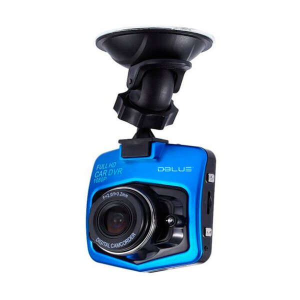 CAMARA AUTO DBLUE DVR 1080P FULL HD, ANGULAR 170°, VISION NOCTURNA, SENSOR G, LCD 2.4", H.264, TF HASTA 32GB. BLUE