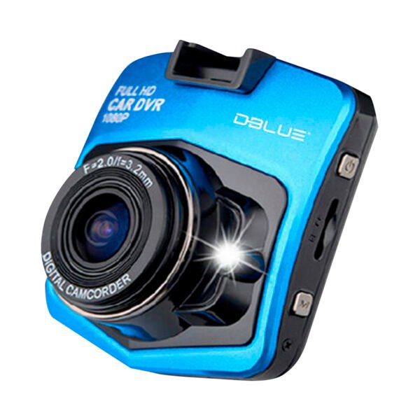 CAMARA AUTO DBLUE DVR 1080P FULL HD, ANGULAR 170°, VISION NOCTURNA, SENSOR G, LCD 2.4", H.264, TF HASTA 32GB. BLUE - Imagen 2