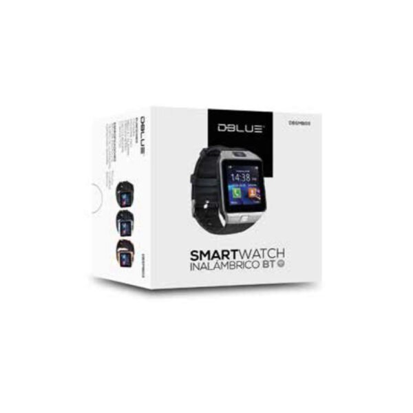RELOJ INTELIGENTE SMARTWATCH BLUETOOTH /SIM. SILVER - Imagen 2