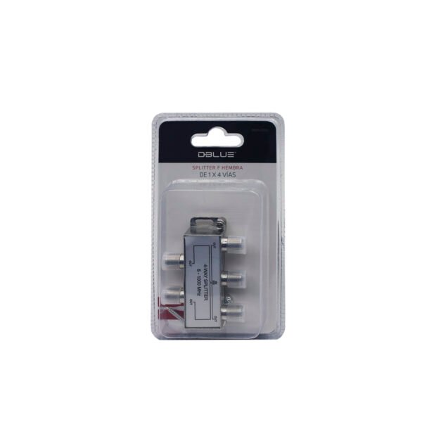 SPLITTER COAXIAL TELEVISION SATELITAL 5-2400MHZ 4 SALIDAS - Imagen 2