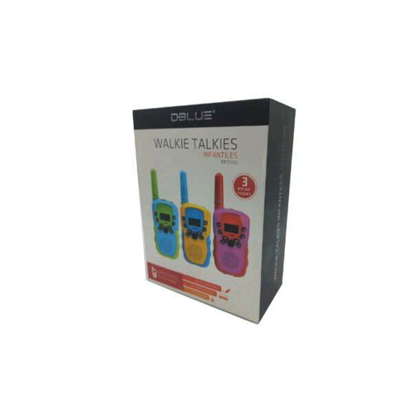 SET 3 RADIO WALKIE TALKIE PARA NIÑOS CON 22 CANALES - Imagen 4