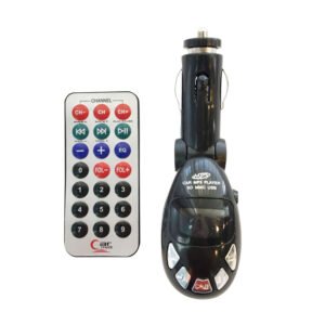 TRANSMISOR FM CON CONTROL DBLYE, COMPATIBLE CON MP3, MP4, USB, SD, MICRO SD. BLACK