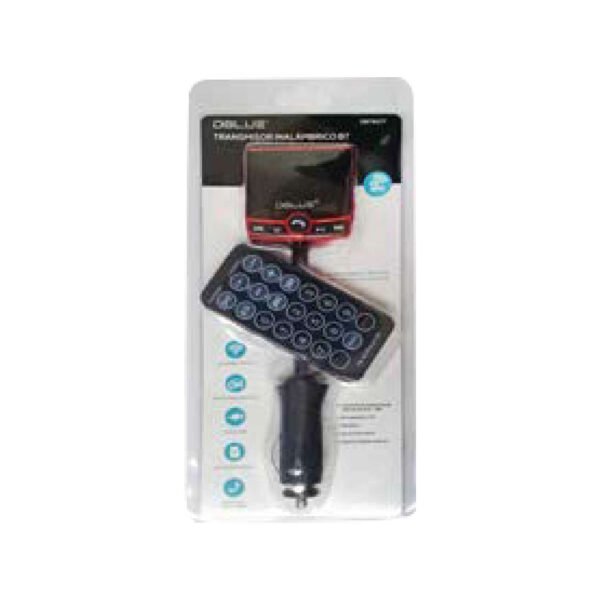 TRANSMISOR FM, BLUETOOTH 3.0, USB DBLUE/TF CARD, MICROFONO MANOS LIBRES, PANTALLA LED, CONTROL REMOTO. - Imagen 3