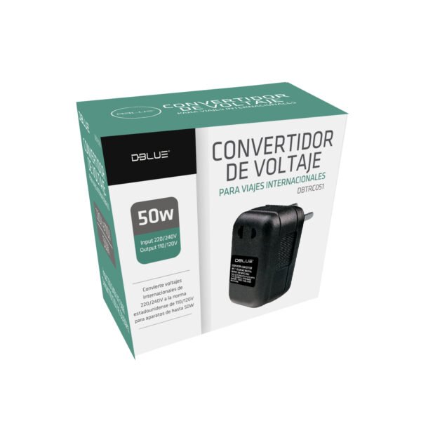 CONVERTIDOR DE VOLTAJE 220V A 110V/ 50W - Imagen 3