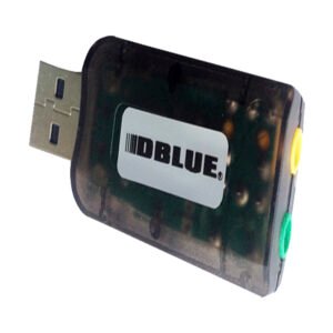 TARJETA DE SONIDO DBLUE CON CONEXION USB. BLACK