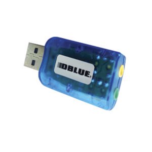 TARJETA DE SONIDO DBLUE CON CONEXION USB. BLUE