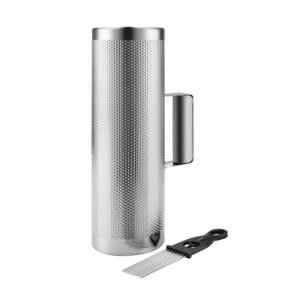 GUIRO METAL 13X5 PULGADAS COLOR PLATEADO