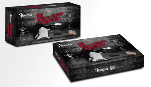 KIT GUITARRA ELECTRICA 39 PULGADAS CON AMPLIFICADOR DE 10 WATTS - Imagen 8