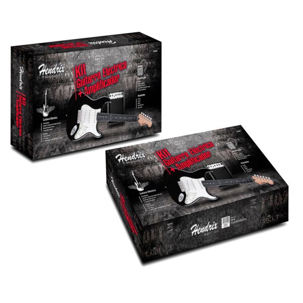 KIT GUITARRA ELECTRICA 39 PULGADAS CON AMPLIFICADOR DE 10 WATTS
