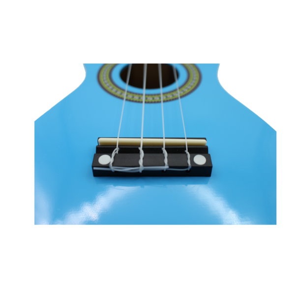 UKELELE 21 PULGADAS CON FUNDA COLOR BLUE - Imagen 4
