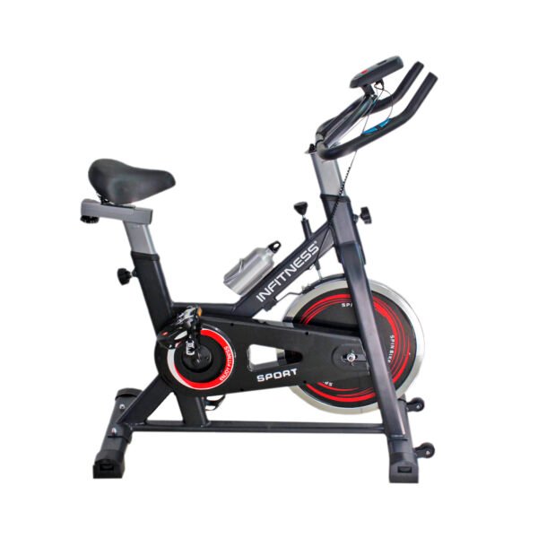BICICLETA SPINNING FITNESS 13KG WHITE - Imagen 3