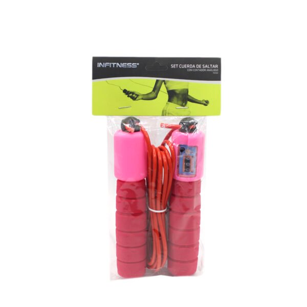SET DE CUERDAS PARA SALTAR CON CONTADOR AUTOMATICO, 2.5 METROS - Imagen 3