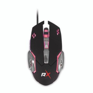 GAMING MOUSE REPTILEX- 5 BOTONES CON 4 COLORES LED, 1200/1600/2400/3200 DPI