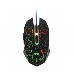 GAMING MOUSE REPTILEX 6 BOTONES CON LUZ LED, 1200/1600/2400/3200 DPI
