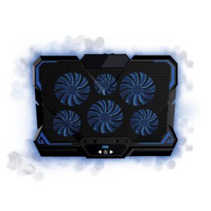 GAMING PORTÁTIL ENFRIADOR CON 5 VENTILADORES