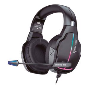 AUDÍFONOS PREMIUM REPTILEX GAMER CON MICRÓFONO Y CONTROL DE VOLUMEN. BLUE