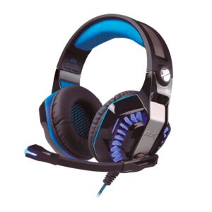 AUDIFONOS GAMER REPTILEX ILUMINACION LED, PLUG 3.5 MM AUDIO + VOZ, MICROFONO 6X2.7 MM, CABLE 2 MTS.