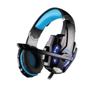 AUDIFONOS GAMER LED REPTILEX, PLUG 3.5MM, MICROFONO 6X5MM, AURICULAR ?50MM, CABLE 2M, FRECUENCIA 20HZ-20KHZ.