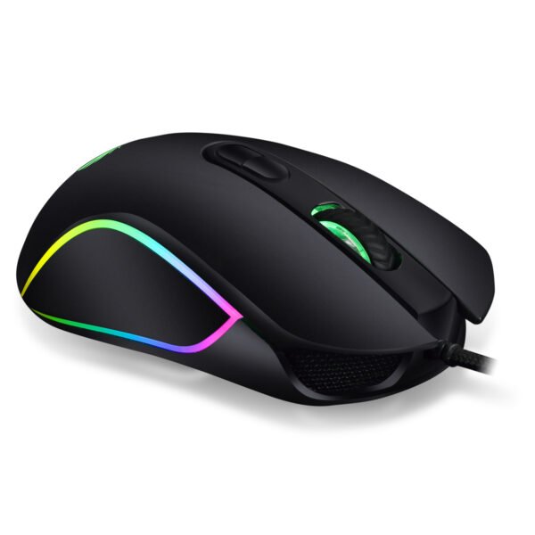 MOUSE ERGONOMICO REPTILEX USB, 800-4500 DPI, RGB 4 MODOS, FRECUENCIA 125-1000HZ, VOLTAJE 5V, PLUG & PLAY. - Imagen 3