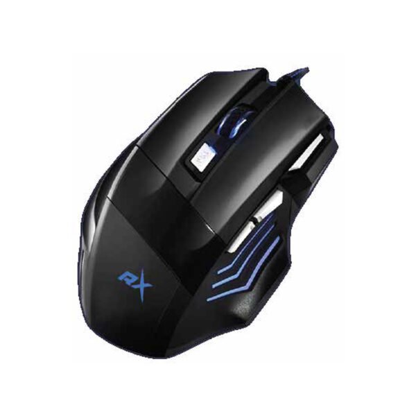 MOUSE ERGONOMICO REPTILEX USB, DPI 800-2400, 7 BOTONES, TEMPERATURA DE USO 0°C-40°C, CONEXION PLUG & PLAY.