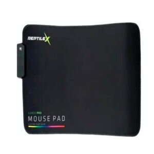 MOUSEPAD USB LIGHTING REPTILEX, SUPERFICIE ANTIDESLIZANTE, DISEÑO PORTABLE, BAJA FRICCION Y ALTA PRECISION.900X400X4MM