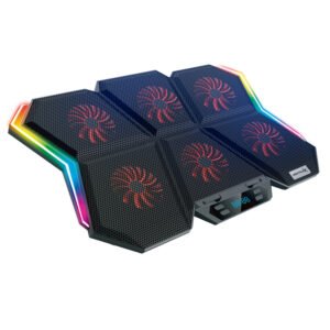 GAMING PORTÁTIL ENFRIADOR CON 6 VENTILADORES