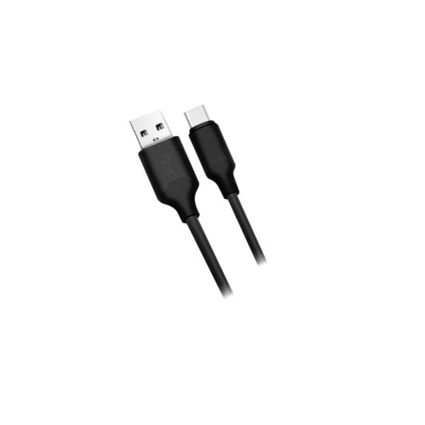 CARGADOR RÁPIDO CERTIFICADO QC 3 CON CABLE TYPE C 1M, BLACK - Imagen 2