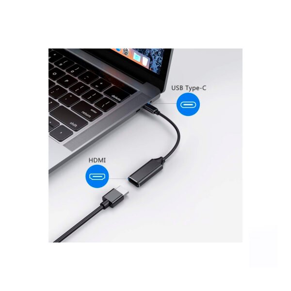 ADAPTADOR TECNOLAB TIPO C A HDMI 4K, CONEXION RAPIDA Y SENCILLA, COMPATIBLE CON PC/MAC, COMPACTO. - Imagen 3
