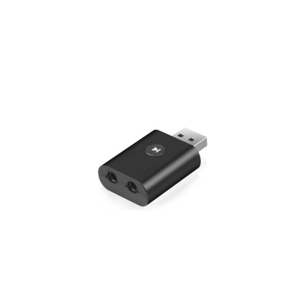 MINI ADAPTADOR TECNOLAB BLUETOOTH 5.0, TRANSMITE Y RECIBE AUDIO, CONEXION AUXILIAR 3.5MM, USB 5V. - Imagen 2
