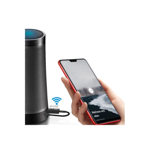 MINI ADAPTADOR TECNOLAB BLUETOOTH 5.0, TRANSMITE Y RECIBE AUDIO, CONEXION AUXILIAR 3.5MM, USB 5V. - Imagen 3