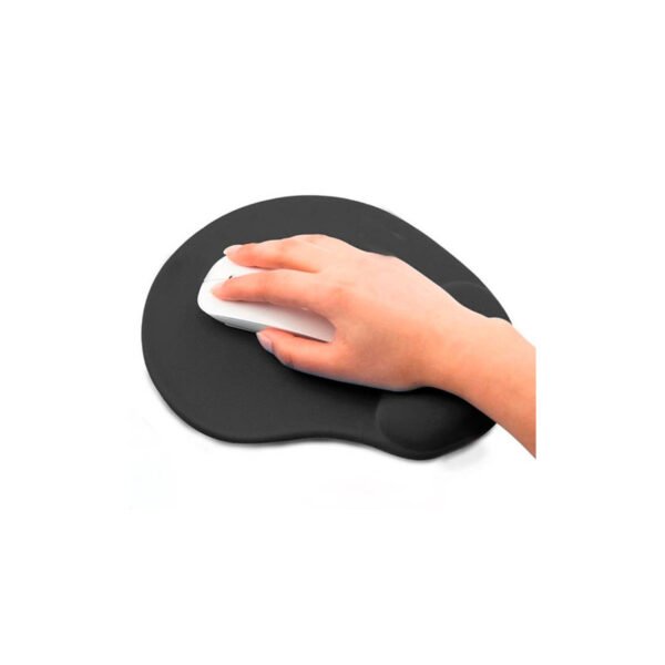MOUSE PAD GEL CON APOYA MUÑECAS - BLACK - Imagen 3