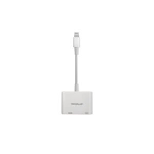 ADAPTADOR TECNOLAB LIGHTNING A HDMI+LIGHTNING, CABLE ADAPTADOR HD DIGITAL HDMI,