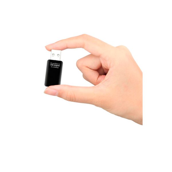 ADAPTADOR ANTENA WIFI USB DUAL BAND 2.4G Y 5G 600 GHZ - Imagen 2