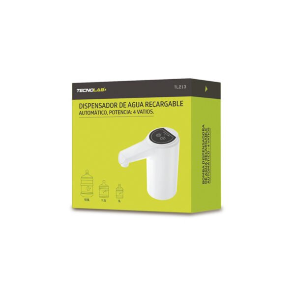 DISPENSADOR AUTOMATICO DE AGUA RECARGABLE - CARGA USB - 4 WATTS - Imagen 4