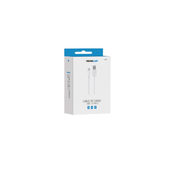 CABLE PARA CELULAR DE USB 2.0 A TIPO C. WHITE - 1MT - BOX - Imagen 2