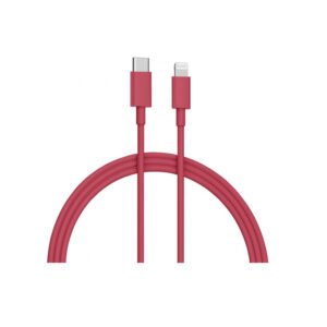 CABLE DE IPHONE Y IPAD USB C A LIGHTNING CERTIFICADO POR APPLE COMPATIBLE CON VERSION 5/6/7/8/X/11/12/13. RED